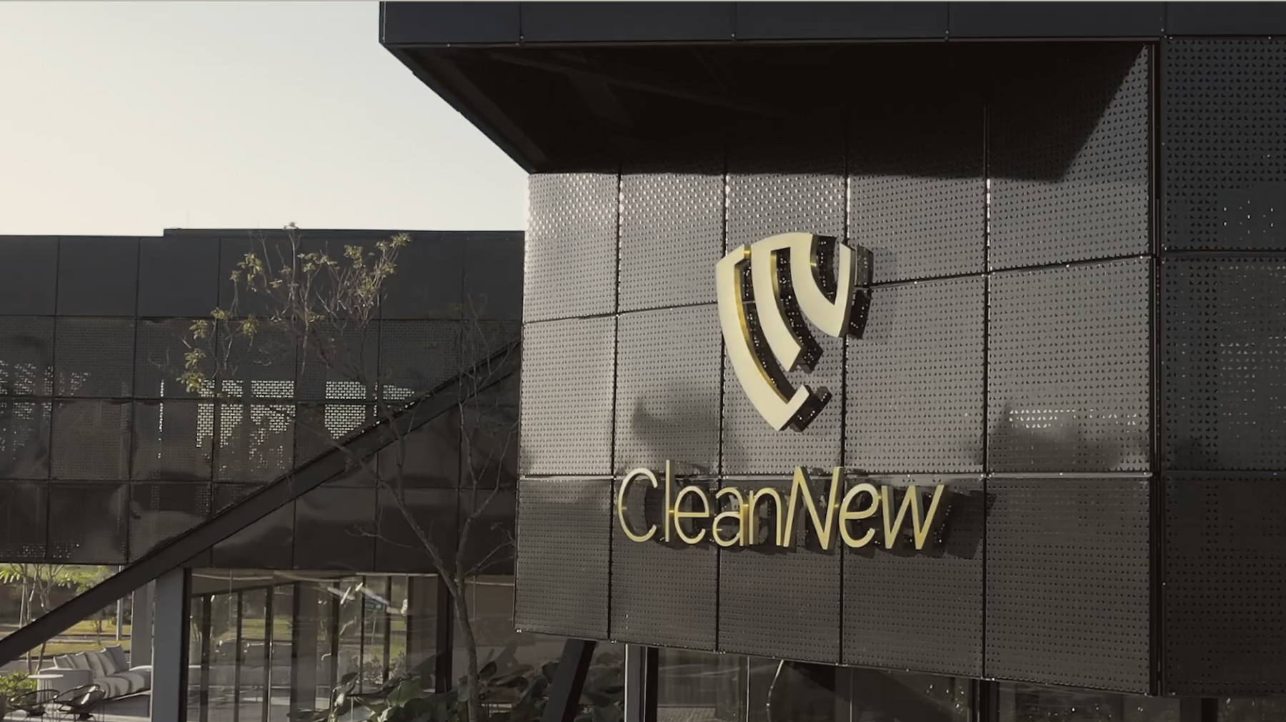 Fachada da sede e indústria da CleanNew, no Parque Tecnológico de Sorocaba